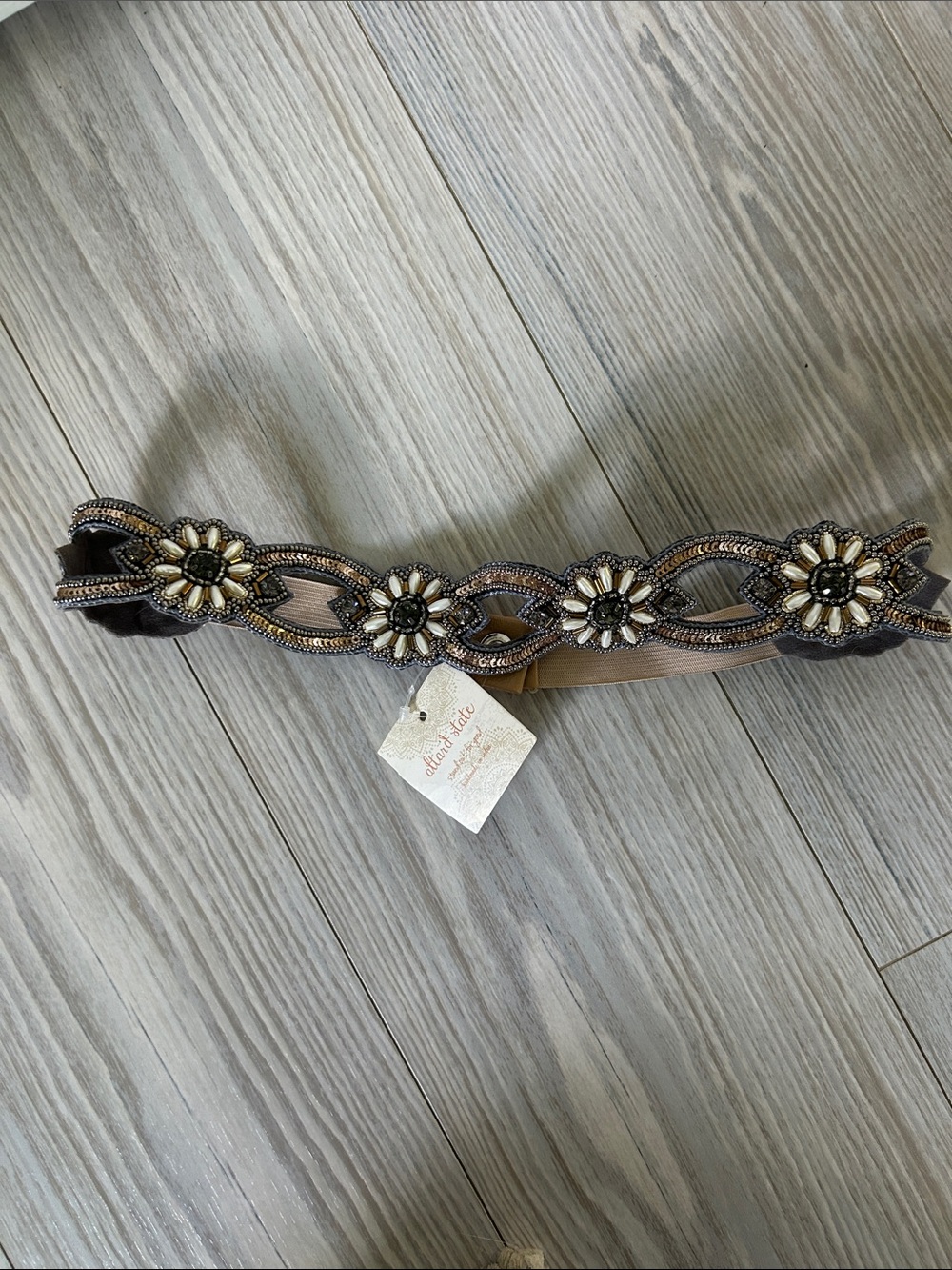 Altr’d State Beaded Floral Embellished Belt